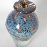 Biot glass vase by Michele Luzoro