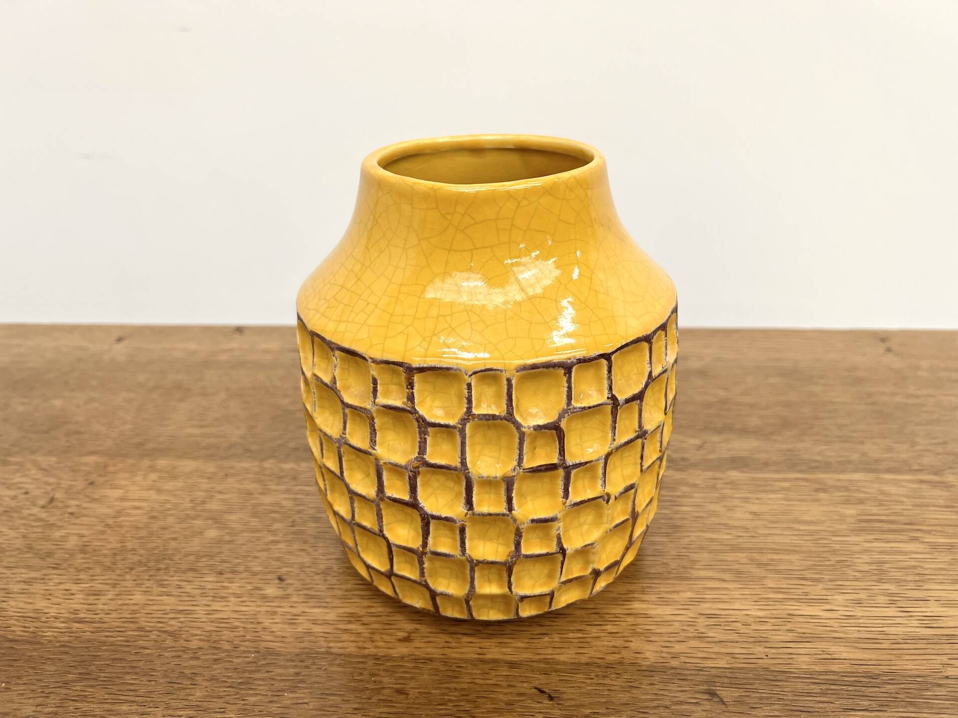 Ceramic vase from Vallauris, 1970s