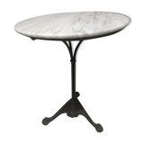 Bistrot's white marble table 1900s