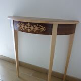 half-moon console