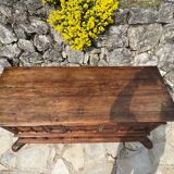 Magnifique coffre Cassone en Noyer d’époque XVII eme siècle