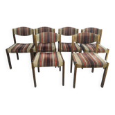 Lot de 6 chaises vintage