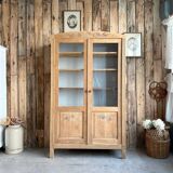 Vitrine art déco en chêne (rénovée)