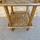 Bamboo shelf and rattan weaving