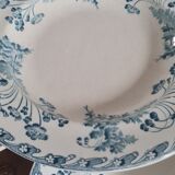 Service of 6 plates in iron earth