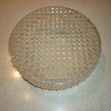 Globe for vintage diamond tip glass ceiling light