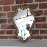 Golden mirror 30x48cm