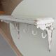Old coat rack in cast iron and wood, 20s/30s