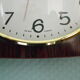 Electronic "Jaz" clock in formica, glass and brass - France - 60s
