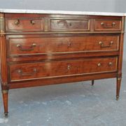 Convenient to scraper style Louis XVI mahogany era XVIII