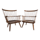 Paire de fauteuils lounge Windsor faits à la main, Angleterre, vers 1960