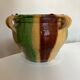 Planter cover in glazed clay South West