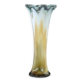 Vintage Italian Tall Vase In Murano Art Glass, 1960s