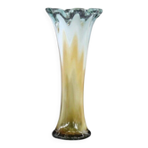 Vintage Italian Tall Vase In Murano Art Glass, 1960s