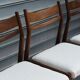 Chaises style scandinave en teck x4