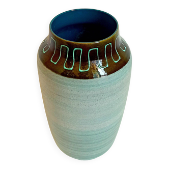 Ceramic vase west germany 70s height 50 cm