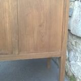 Minister's desk in solid raw oak from the 1930s