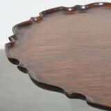 Antique 19th-Century English Wine/Tilt-Top Table with One-Piece Top