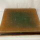 Old wooden writing board over leather early twentieth century