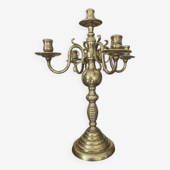 Brass candlestick 46cm