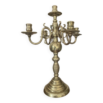 Brass candlestick 46cm