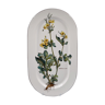 Plat ovale Villeroy et Boch botanica grande chélidoine