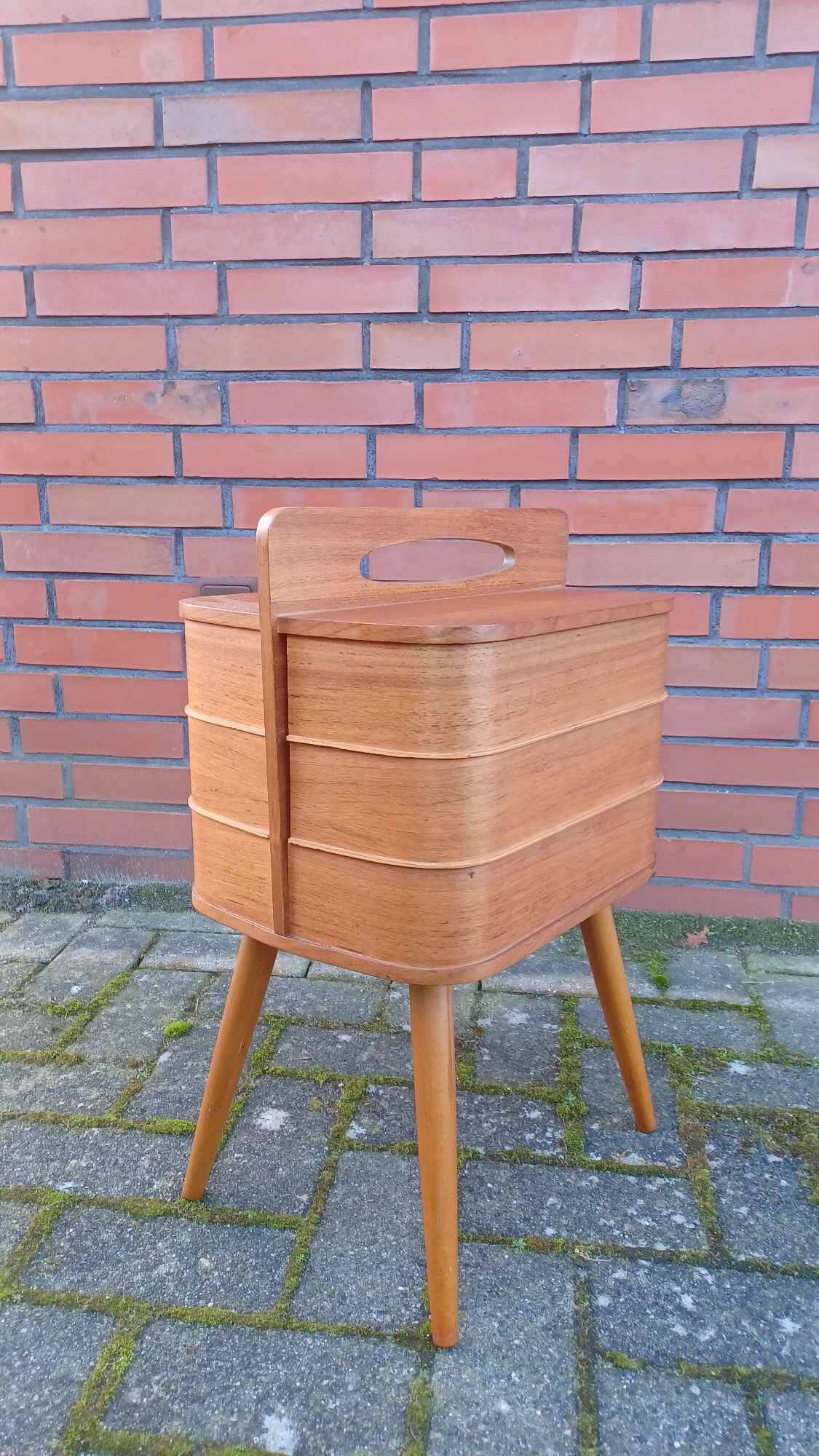 Table de nuit Vintage 1970 Teck