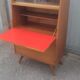 Former Scandinavian secretary feet compass furniture showcase wood 1960 vintage
