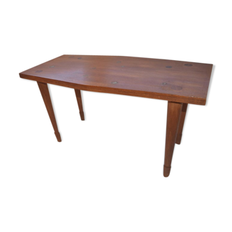 Teak coffee table "piece" by Neil Morris