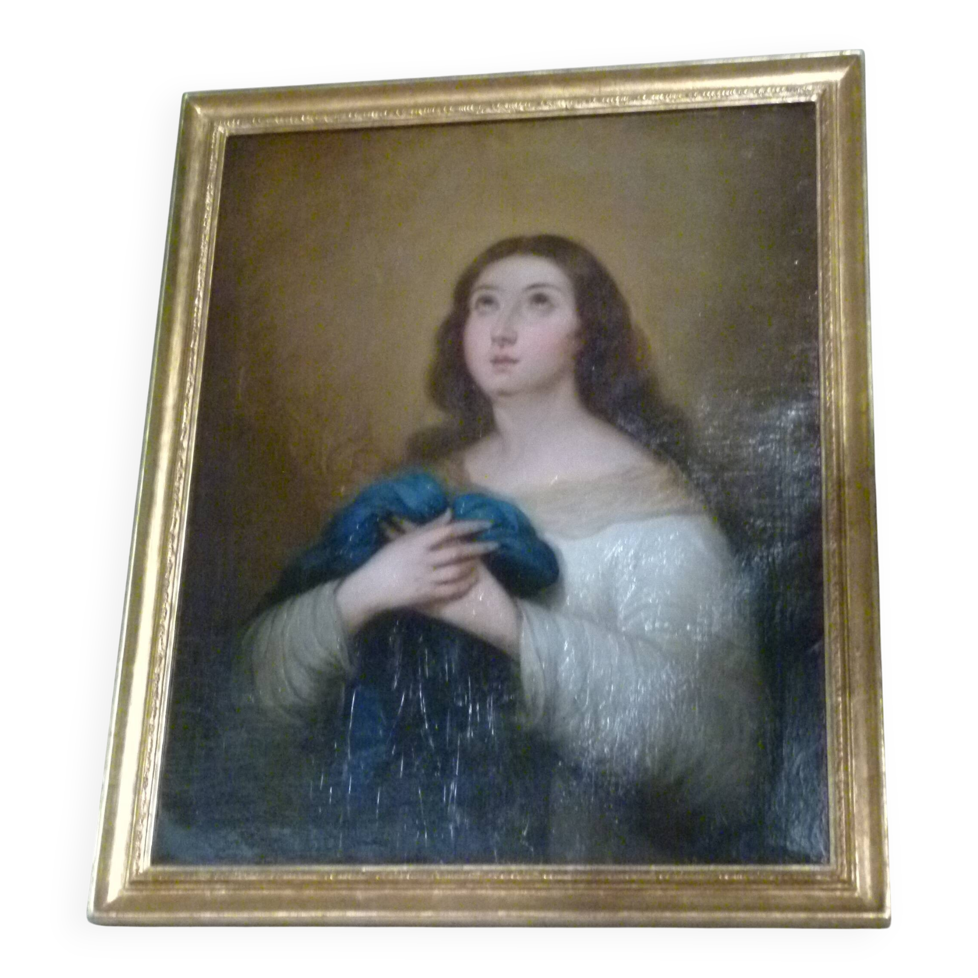 Portait  a  l'huile 19ème