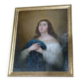 19th century oil portrait
