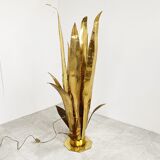 Lampadaire en laiton Aloe Vera par Bottega Gadda, années 1970