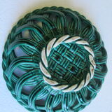 Green braided cup