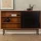 60s Sideboard with Sliding Doors by WK Möbel