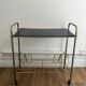 Vintage serving cart on wheels
