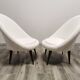 Paire de fauteuils mid-century restaurés
