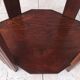 Art Deco side table in solid oak