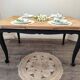 Table style regence en chene massif
