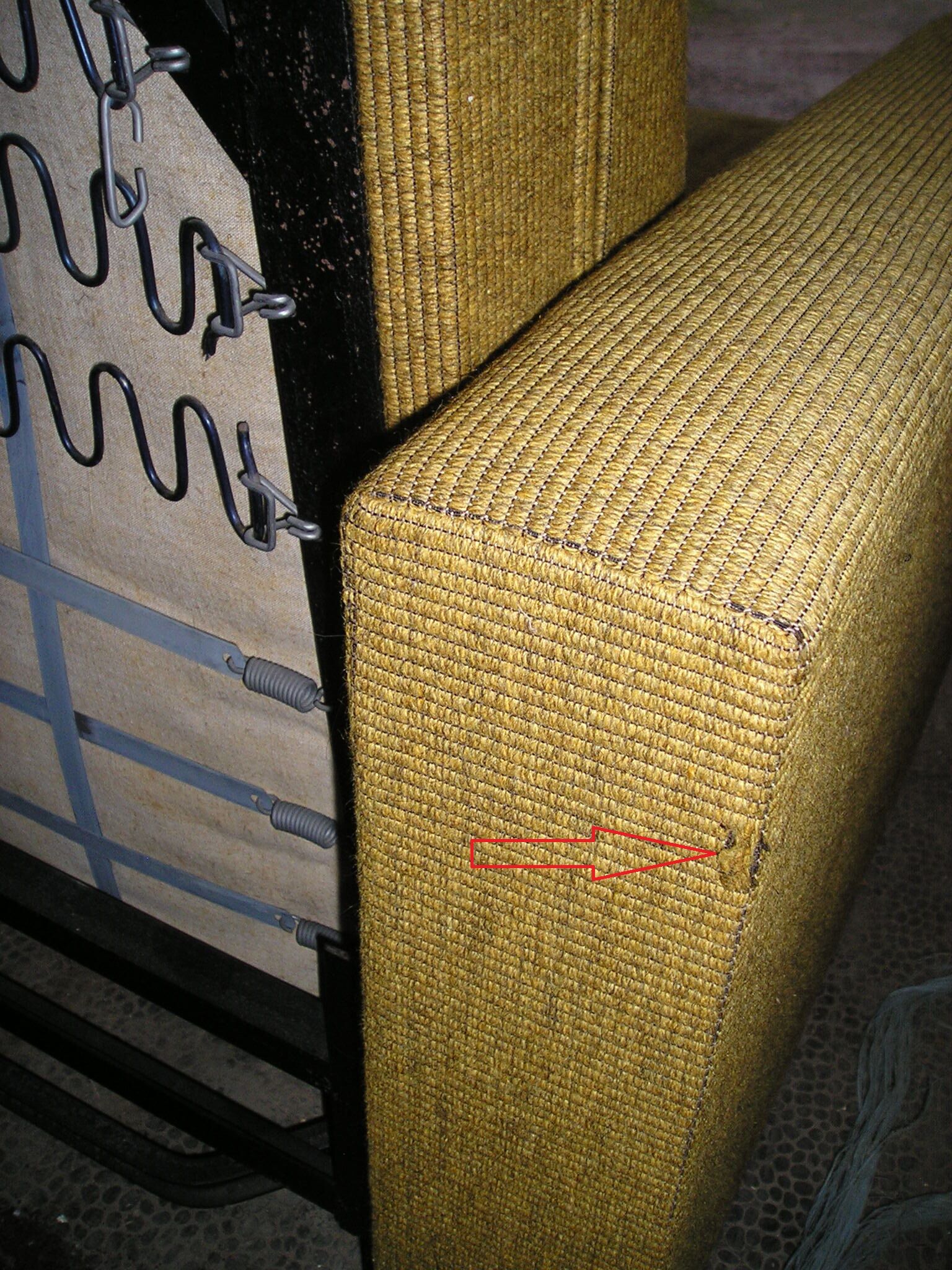 Sofa 2 seats convertible into bed 1 person 70 years