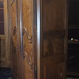 Transition wardrobe in 18th century walnut