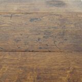 Table à manger à abattants en chêne antique de la fin du 19e siècle
