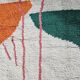 Handmade pure wool rug, size 100 x 200 cm.