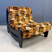 Fauteuil brutaliste des années 70, années 1970
