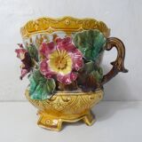 old planters and earthenware slip planter