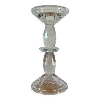 Faceted crystal candlestick