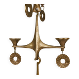 Grand Chandelier Suspended Candelabrum Brutalist Michael Harjes, 1970s