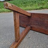 Solid oak bench