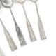 Set of table spoons, silver-plated brass, HEFRA, Poland, 1970s