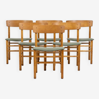 Ensemble de 6 chaises de salle à manger modèle 250 par Farstrup (Danemark, 1956).
