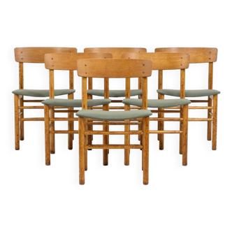 Ensemble de 6 chaises de salle à manger modèle 250 par Farstrup (Danemark, 1956).